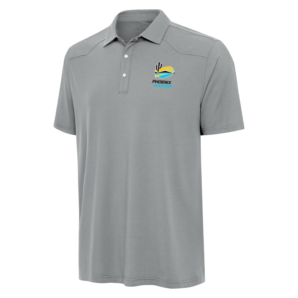  Phoenix Raceway Antigua Western Polo - Gray